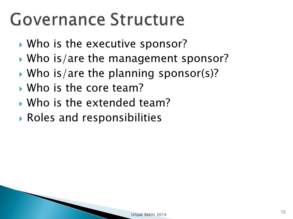 The core executive the role of